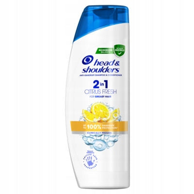 Head & Shoulders - Citrus Fresh 2in1 - Unisex, 400 Ml - Bellso